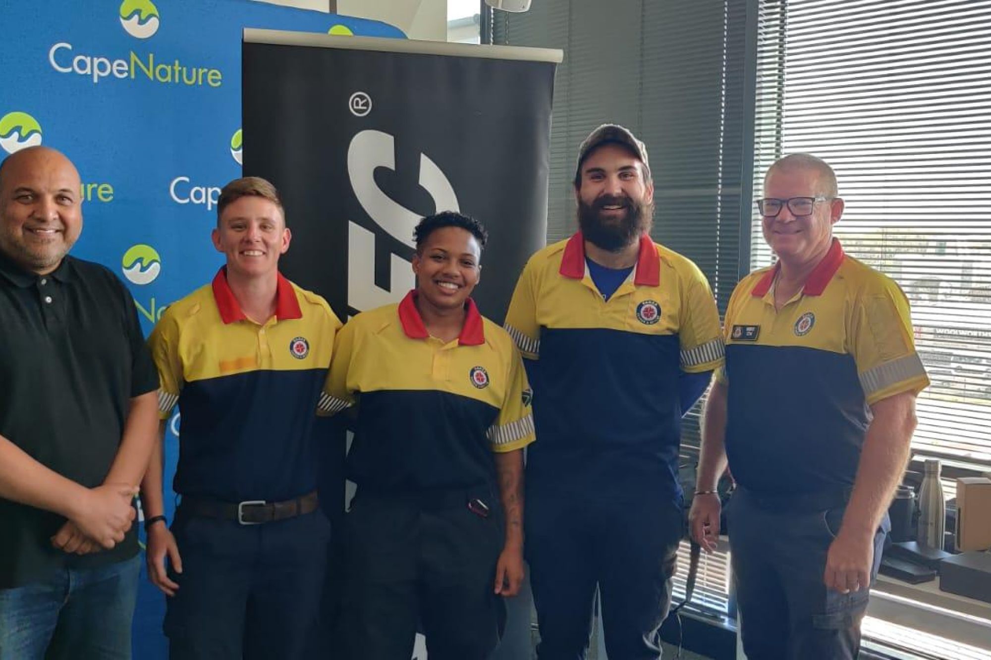 SARZA volunteers with Sheraaz Ismail from Cape Nature SARZA volunteers with Sheraaz Ismail from Cape Nature